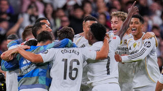 שחקני ריאל מדריד חוגגים