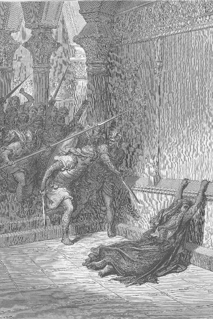 The death of Athaliah – from Gustave Doré’s Bible illustrations