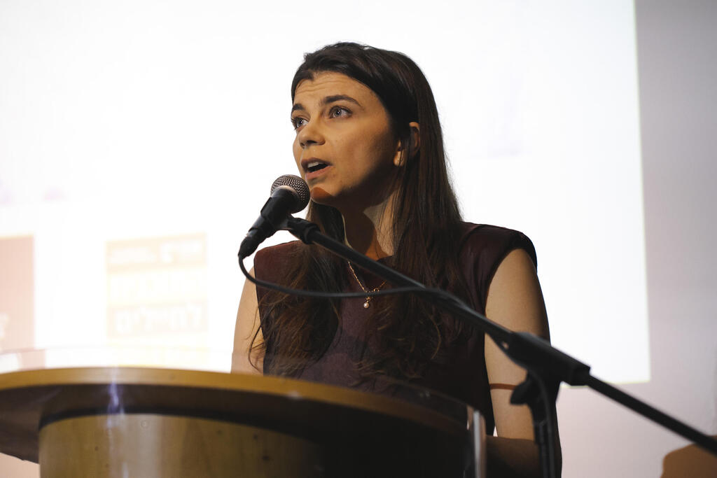 Алекс Риф, глава "Лобби миллиона" (Фото: Лия Гольдман) Собрание Лобби миллиона к Дню алии