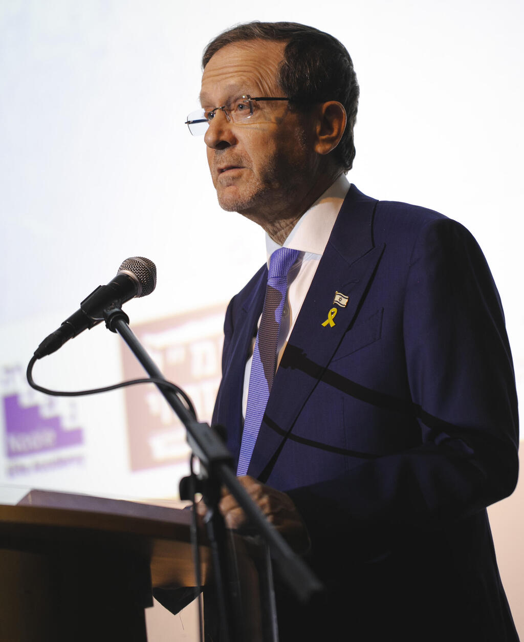 Президент Израиля Ицхак Герцог (Фото: Лия Гольдман) Собрание Лобби миллиона к Дню алии