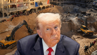 נשיא ארצות הברית דונלד טראמפ חיפושים עזה