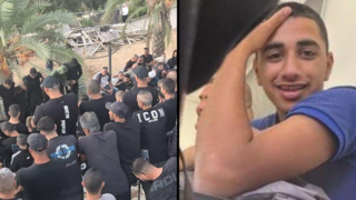 הלוויתו של מוחמד מראזקה שנרצח בכפר קרע