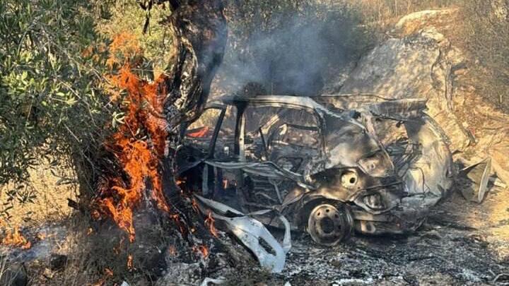 Удар по террористам в деревне Кафр-Код זירת התקיפה בכפר קוד