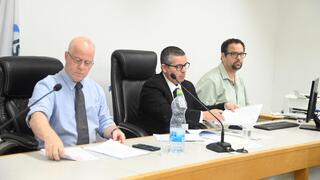 הדיון המשמעתי באירועי הדרבי הדיינים נועם ליובין וגיורא לנדאו