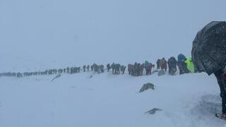 סופת שלג בנפאל