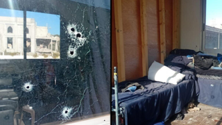 מבנה ש צה"ל פעל בו הלילה בכפר בלידא בדרום לבנון  בו נהרג עובד העירייה