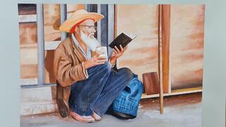 אחת התמונות המוצגות בתערוכה בכנסת