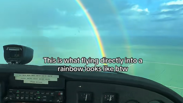 לטוס אל תוך קשת בענן