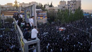 המונים חרדים בירושלים