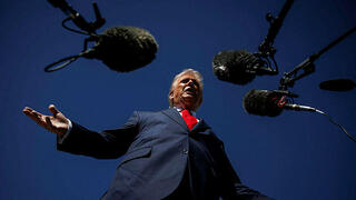 נשיא ארה"ב ארצות הברית דונלד טראמפ פלורידה מאר-א-לאגו פאלם ביץ'