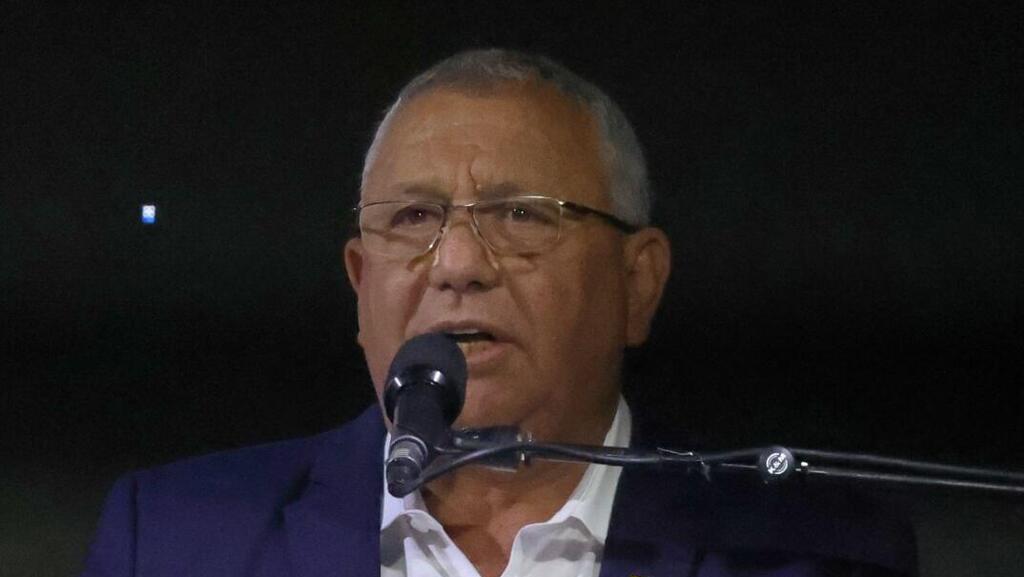 Гади Айзенкот на митинге памяти Рабина (Фото: Моти Кимхи) גדי איזנקוט בעצרת ה-30 לרצח יצחק רבין בתל אביב