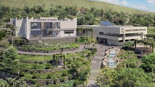 הדמיית המבנה המרכזי במרכז הקולינרי בגליל