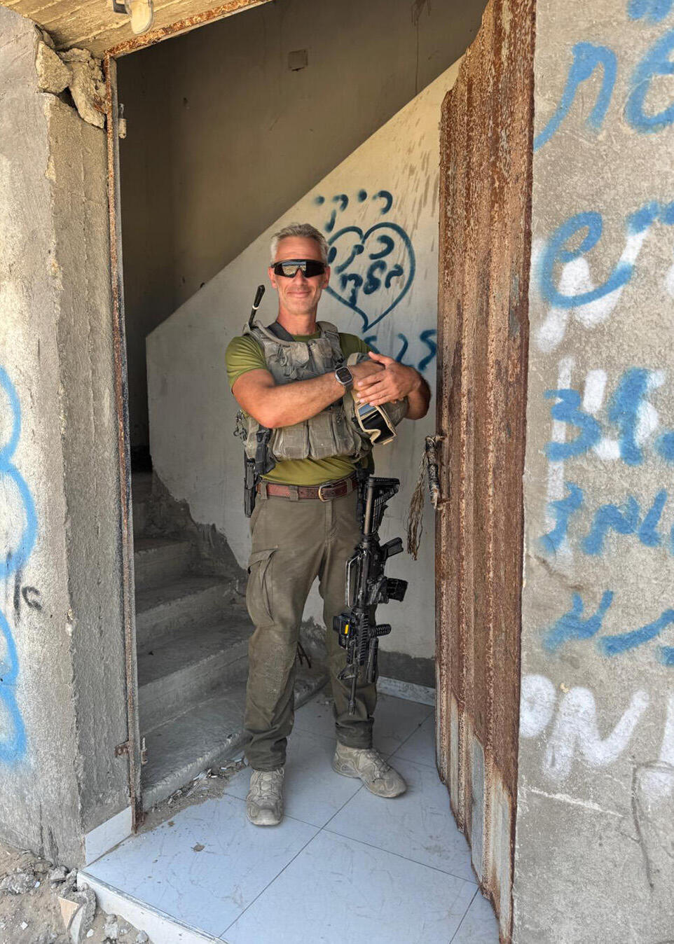 Адрей Глузман в Газе (Фото: личный архив) Адрей Глузман