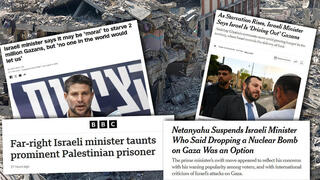 סיקור בתקשורת הבינלאומית של אמירות שרים ישראלים