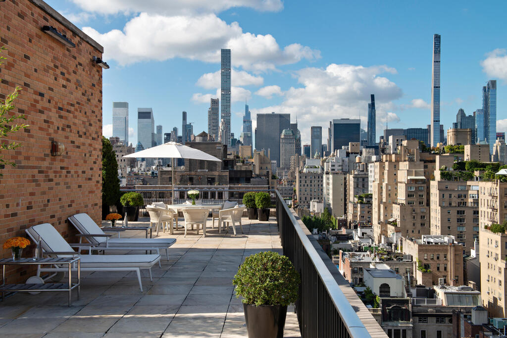 נוף מהמרפסת לכל מנהטן