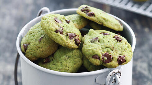 עוגיות שוקולד צ'יפס פיסטוק