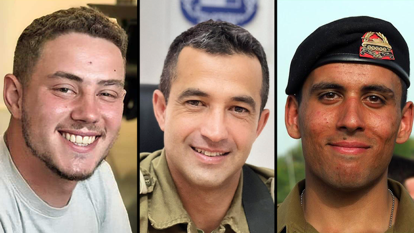Capt. Omer Neutra, Lt. Col. Asaf Hamami, Sgt. Oz Daniel Capt. Omer Neutra, Lt. Col. Asaf Hamami, Sgt. Oz Daniel