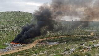 שריפת פסולת ברנתיס