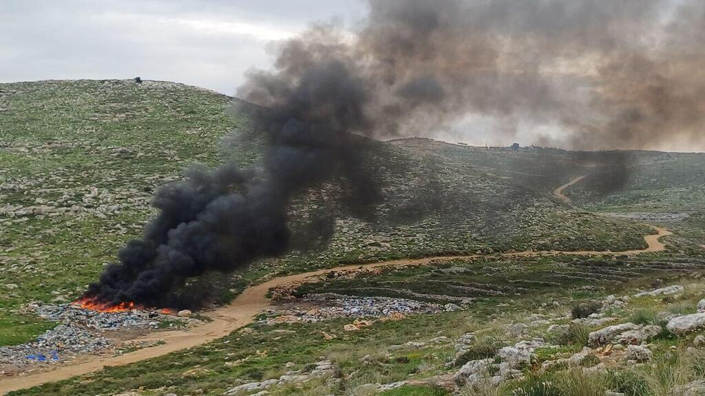 שריפת פסולת ברנתיס