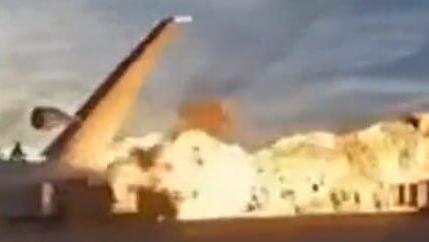 תיעוד התרסקות מטוס ב קנטקי