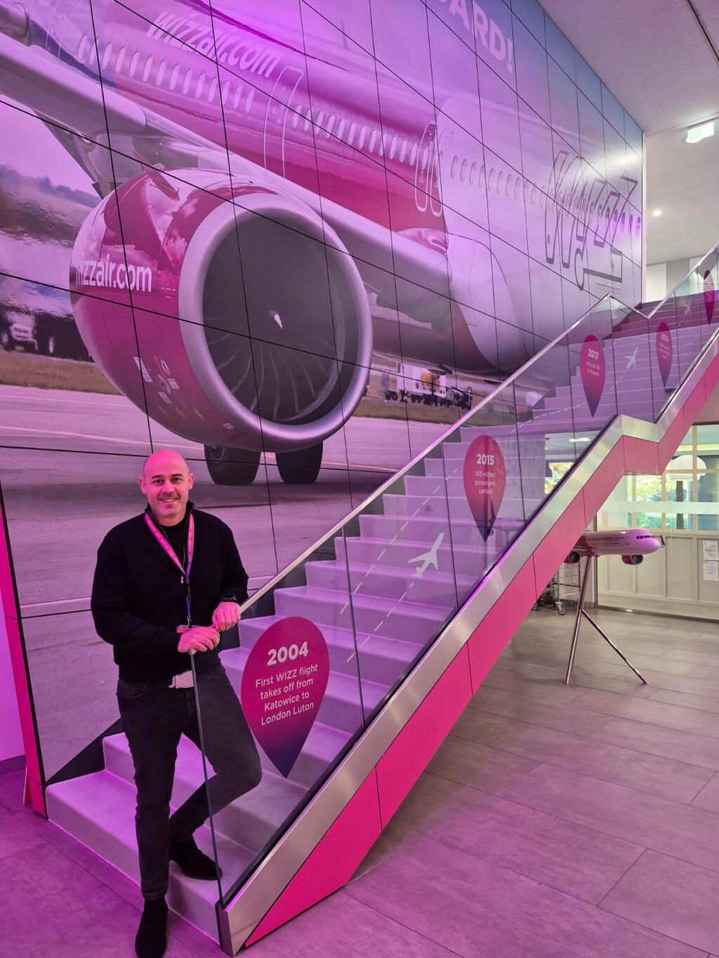 אנדרש ראדו במטה וויז אייר בבודפשט