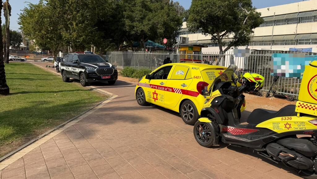 זירת הדקירה בבית ספר באשדוד