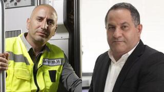 מימין: עזרא גבאי, ליאב אליהו