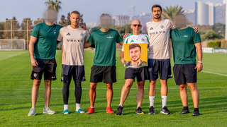 שחקני מכבי חיפה והלוחמים