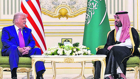 דונלד טראמפ ומוחמד בן סלמאן