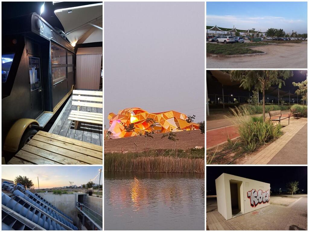 Буфет, водоочистительная станция, парковка, дорожки парка и укрытие (Фото: Анастасия Тадсон) Буфет, водоочистительная станция, парковка, дорожки парка и укрытие