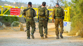 חיילים מגדוד המילואים של סיירת הנגב