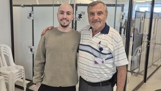 שמואל מור ואיתן במחלקת השבים בבלינסון. "הודעתי להורים: 'גם אם תרצו ואם לא תרצו - אני מגיע'"    