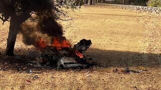 הרכב שהותקף בלבנון