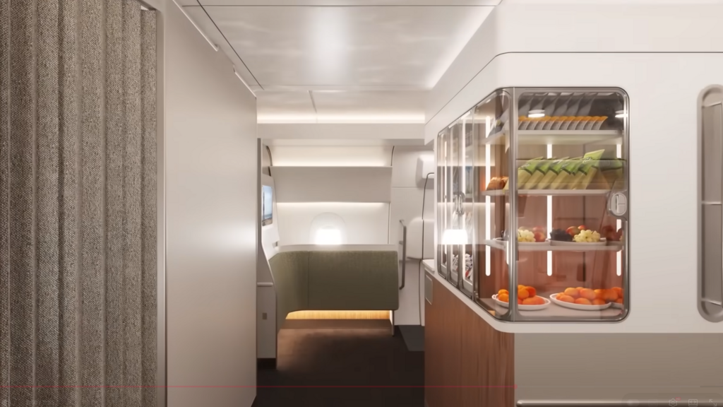 אזור ה"וולנס" - אזור ייעודי לרווחת הנוסעים למתיחות ותנועה במהלך הטיסה