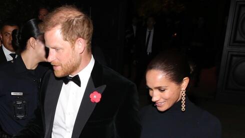 הנסיך הארי ומייגן מרקל במסיבת יום ההולדת של קריס ג'נר