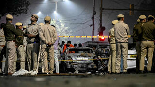 זירת פיצוץ דלהי הודו