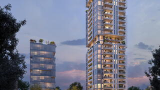 הדמיית מיזם התחדשות עירונית במתחם קוקיס בבת ים