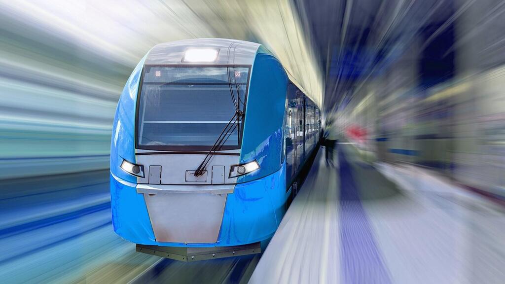 Поезд метро (Компьютерная графика предоставлена компанией НЕТА) הדמיה של המטרו