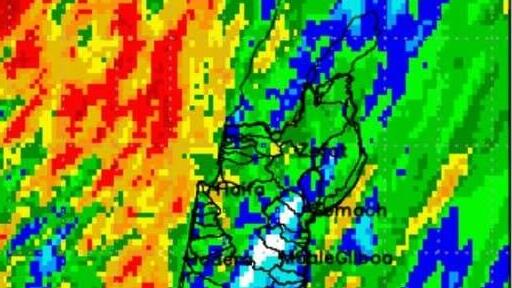 מפת גשמים לסופ"ש הקרוב