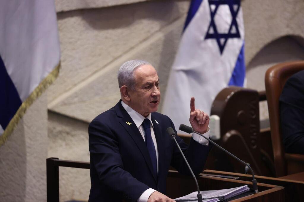 Prime Minister Benjamin Netanyahu (Photo: Alex Kolomoisky) דיון 40 חתימות במליאת הכנסת