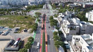 הדמיית הקו החום - מקטע לוי אשכול בראשון לציון