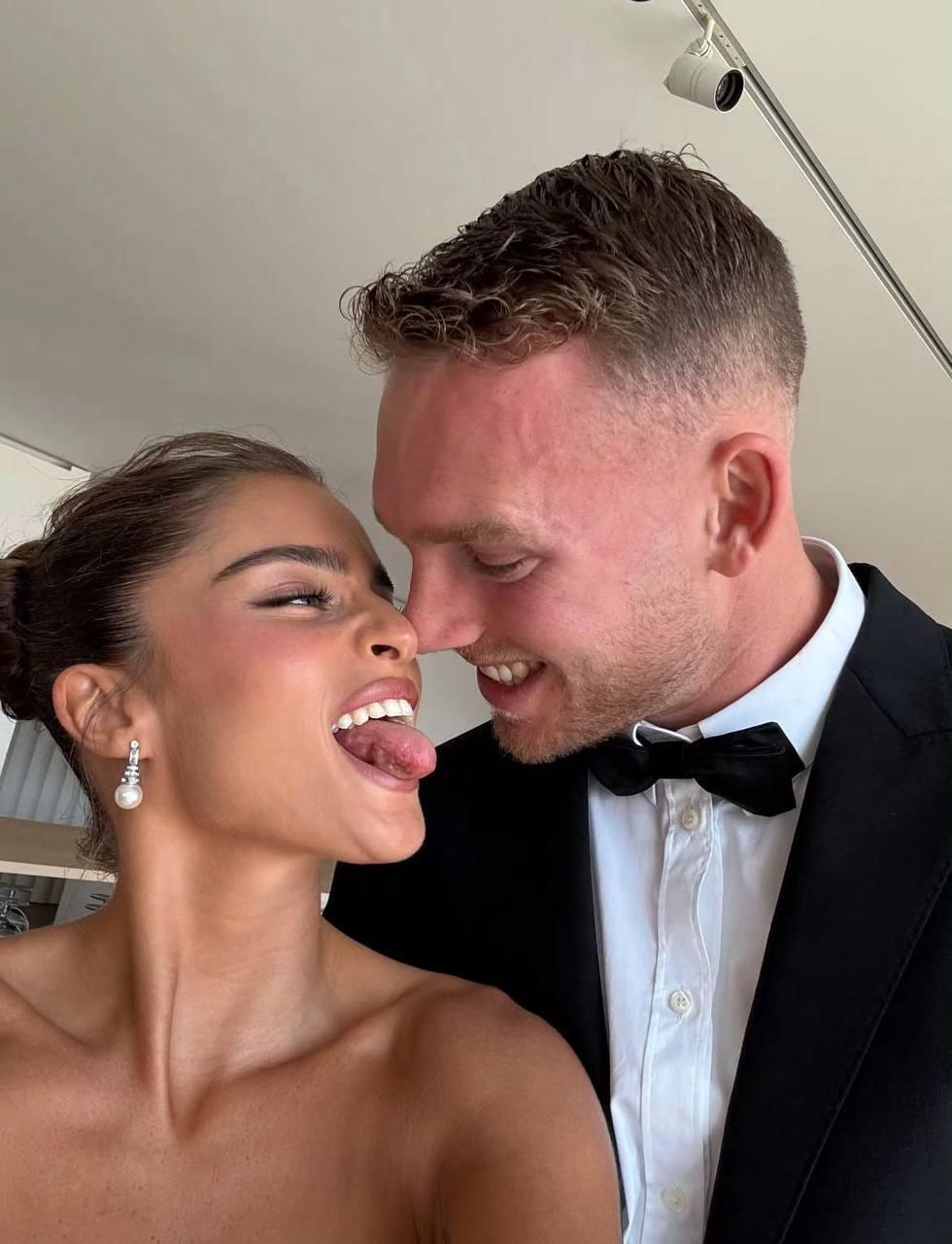 נשואים! (צילום: ערן בארי) נועה קירל דניאל פרץ