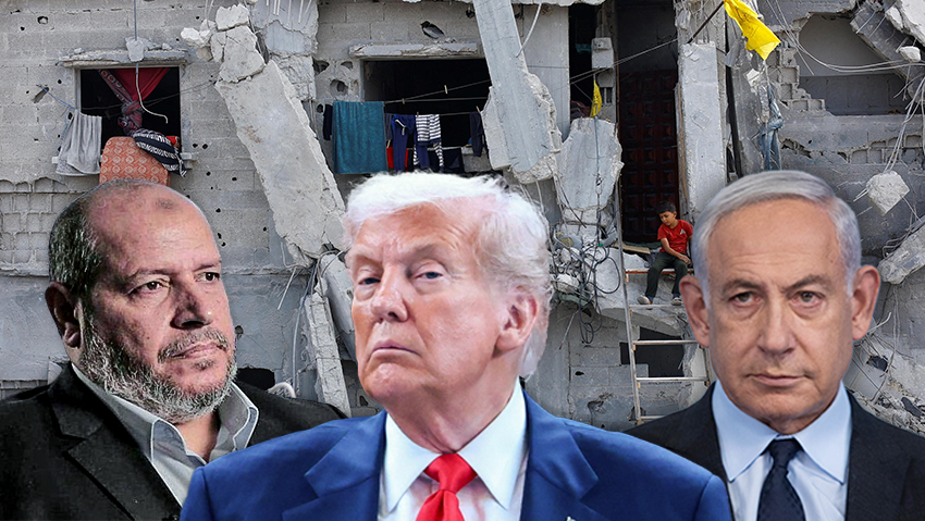 דונלד טראמפ בנימין נתניהו חליל אל חיה