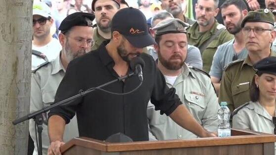 הלוייתו של סגן הדר גולדין ז"ל