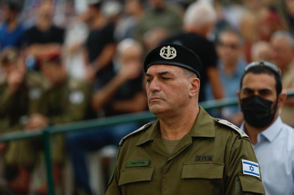 Глава Генштаба (Фото: Хаим Гольденберг) הלוייתו של סגן הדר גולדין ז"ל