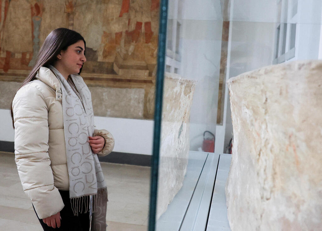 Photo: REUTERS/Yamam Al Shaar סוריה המוזיאון הלאומי הסורי דמשק