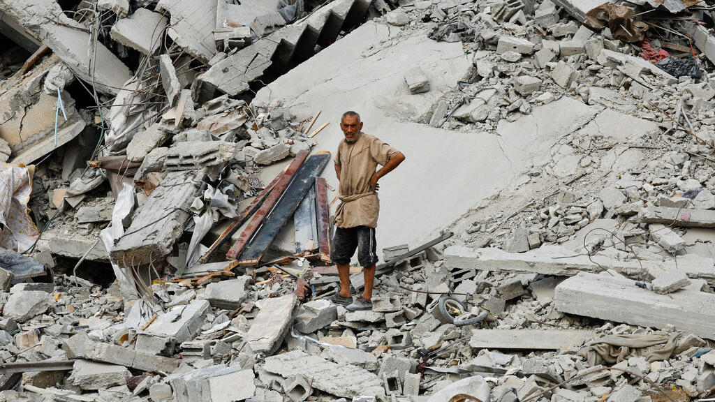 На развалинах Джебалии (Фото: REUTERS/Mahmoud Issa) ג'באליה