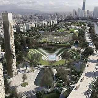 פארק שכונת הסופרים בעיר בני ברק