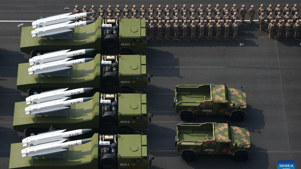 Photo: Xinhua מצעד צבאי צבא סין בייג'ינג 3 בספטמבר