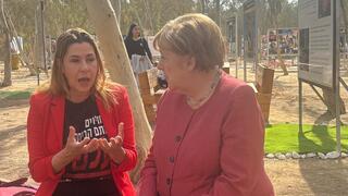 קנצלרית גרמניה לשעבר אנגלה מרקל בביקור בעוטף עזה